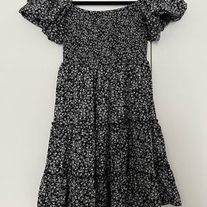 Smocked babydoll dress